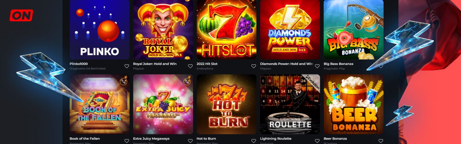 oferta gier w betonred online casino